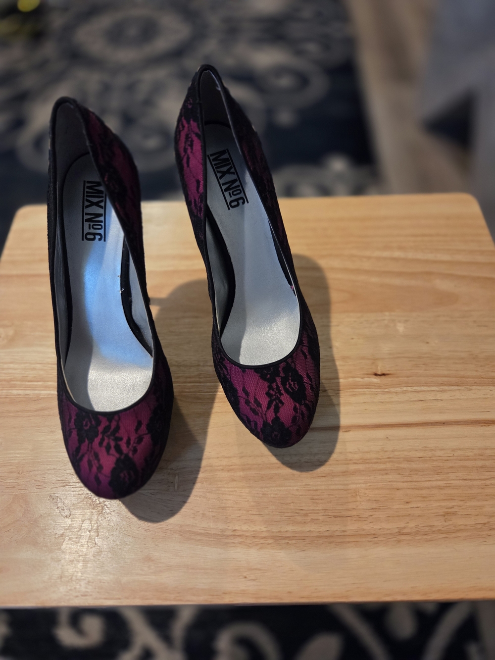 Mix No. 6 Women's Purple Lace Pump